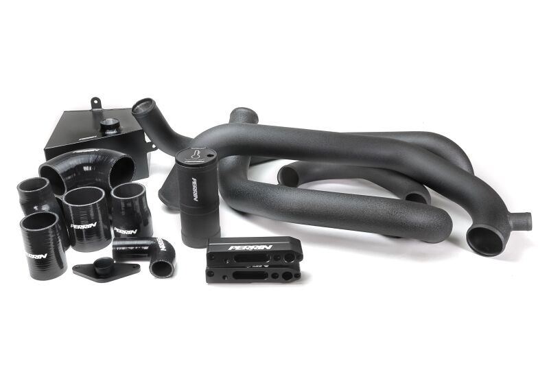 PERRIN 15-21 Subaru STI Front Mount Intercooler Boost Tube Kit - Black-thumbmail-4