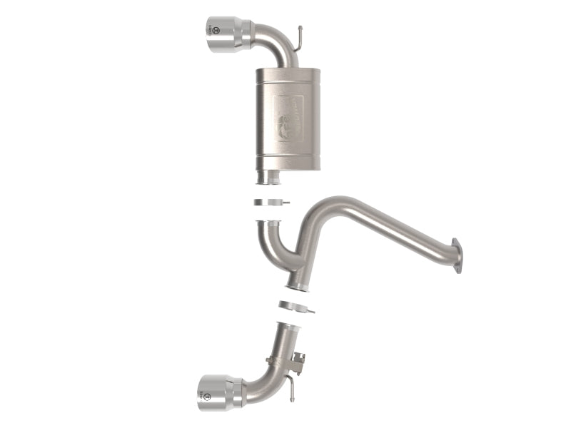 aFe 22-23 Hyundai Kona N L4 2.0L (t) Takeda 3in 304 SS Axle-Back Exhaust System w/ Polished Tips-thumbmail-4