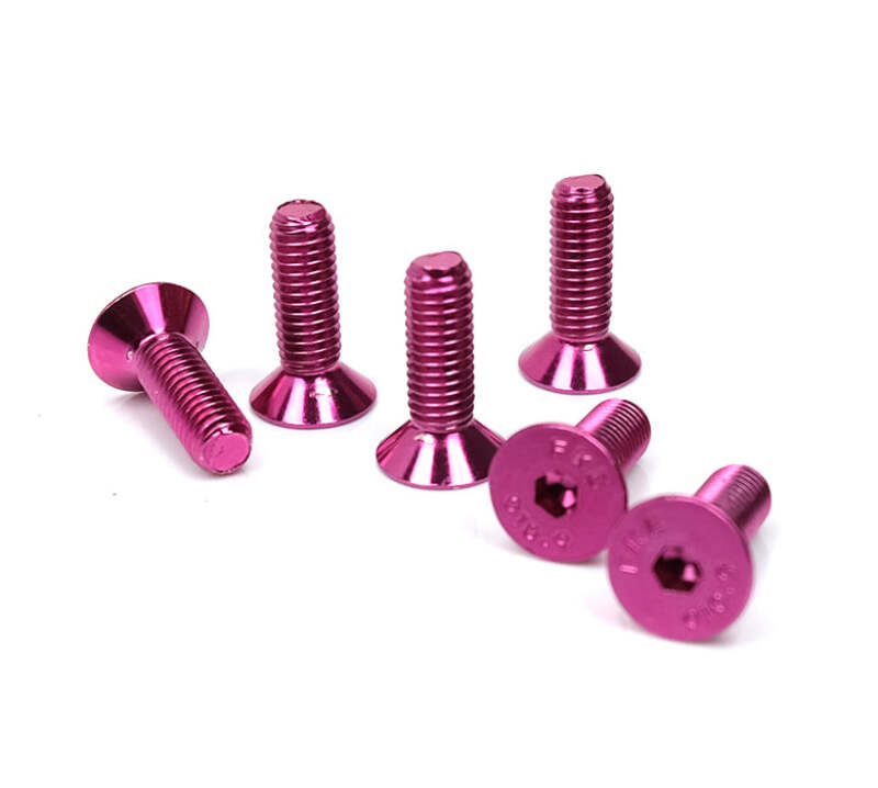 NRG Steering Wheel Screw Kit Upgrade Pink Conical-thumbmail-1