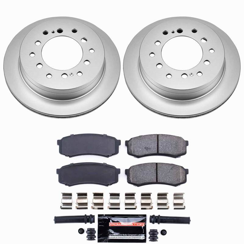 Power Stop 03-09 Lexus GX470 Rear Z23 Coated Brake Kit-thumbmail-1