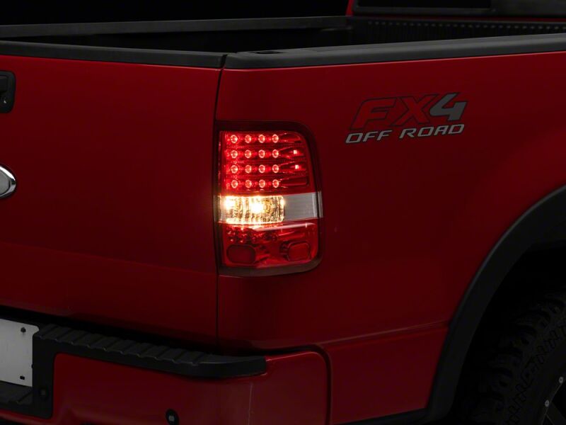 Raxiom 04-08 Ford F-150 Styleside LED Tail Lights- Chrome Housing- Red/Clear Lens-thumbmail-8