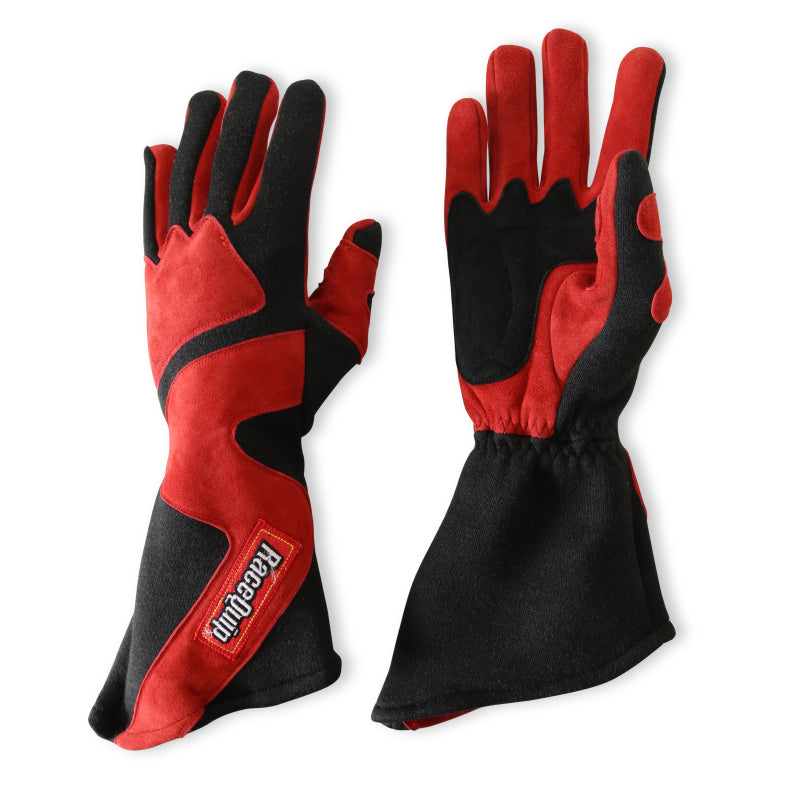 RaceQuip SFI-5 Red/Black Medium Long Angle Cut Glove-thumbmail-5