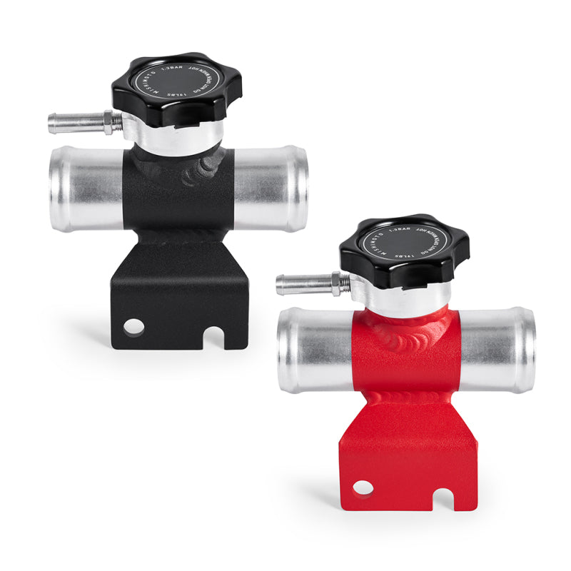 Mishimoto 08-15 Mitsubishi Lancer Evo X Coolant Fill Inlet - Red-thumbmail-4