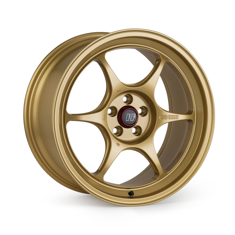Enkei PF06 15x8 4x100 25mm Offset 67mm Bore Gold Wheel (MOQ 40)