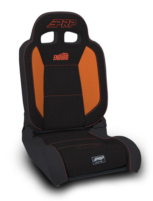 PRP EnduroDaily Reclining Suspension Seat - Black/Orange Tweed - Passenger-thumbmail-1