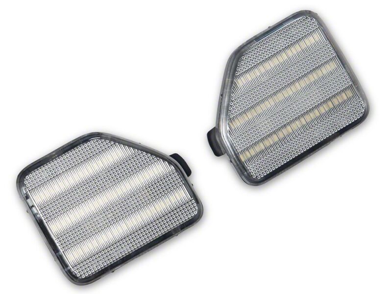 Raxiom 18-26 Jeep Wrangler JL Clear LED Rear Bumper Reflector Lights- White LED-thumbmail-9