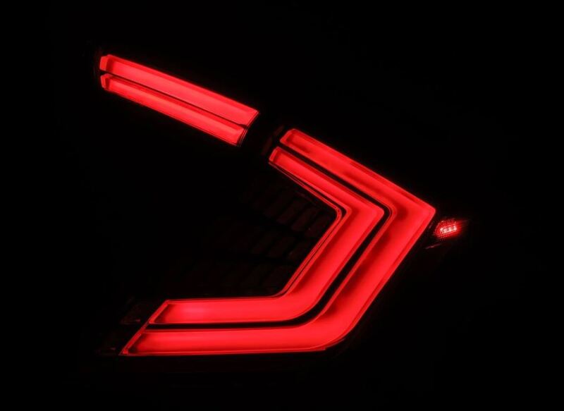 AlphaRex 16-21 Honda Civic Hatchback / Type-R FK8 Nova-Series LED Tail Lights - Clear Smoke-thumbmail-7