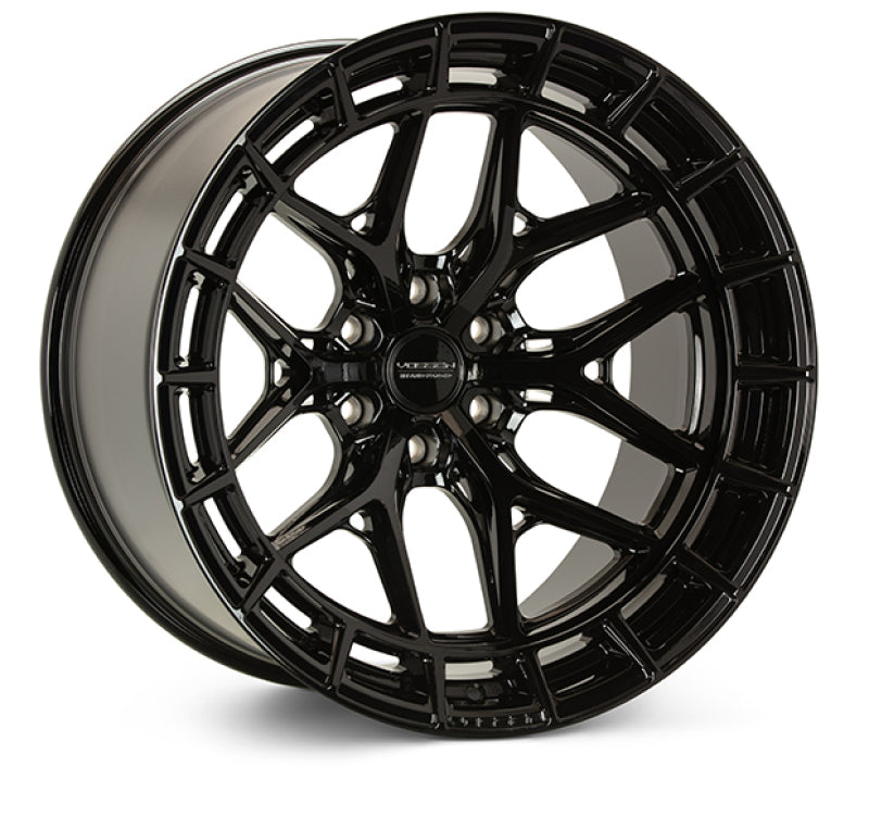 Vossen HFX-1 22x10 / 6x139.7 BP / ET-18 / 106.1 CB / Super Deep - Gloss Black Wheel-thumbmail-1