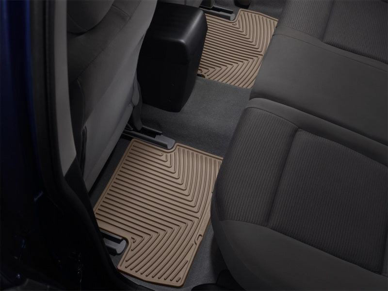 WeatherTech 06-13 Lexus IS Rear Rubber Mats - Tan-thumbmail-1