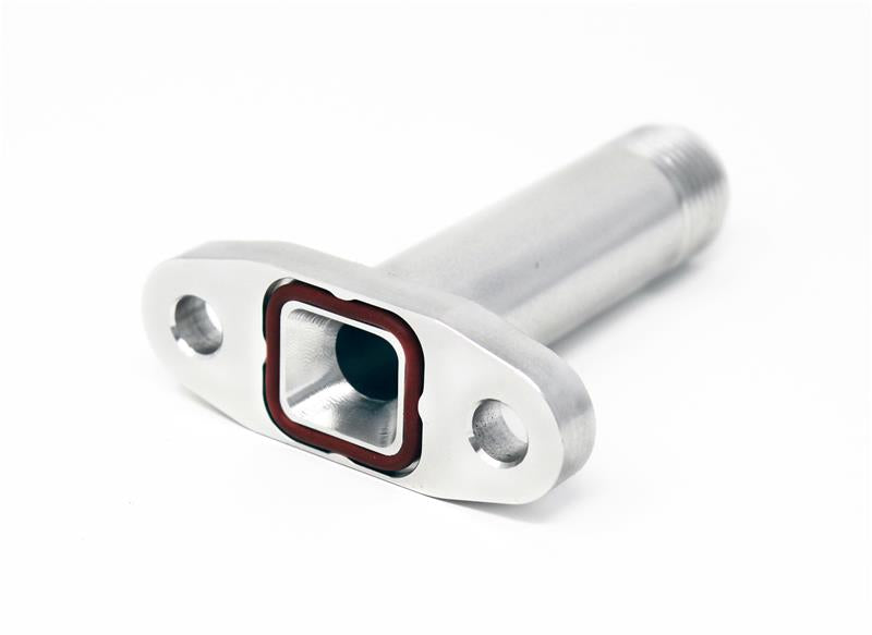 Torque Solution Extended Port Matched Oil Drain Flange: -10AN for T3/T4 PTE / Turbonetics-thumbmail-2