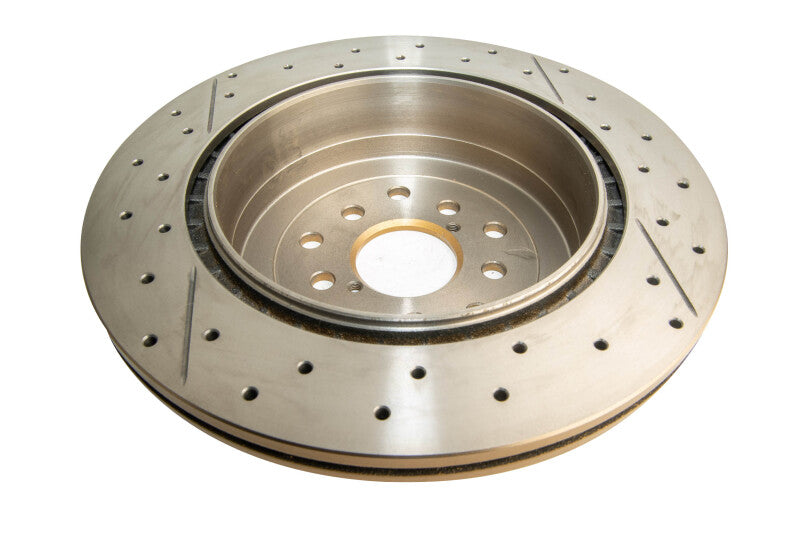 DBA 02-07 Subaru WRX STi 10 Stud Hole Rear Drilled & Slotted Street Series Rotor-thumbmail-2