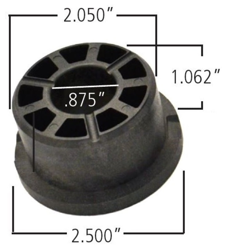 Ridetech Delrin Control Arm Single Bushing 2.5in Large OD / 2.05in Small OD / .875in ID /1.312in OAL-thumbmail-1