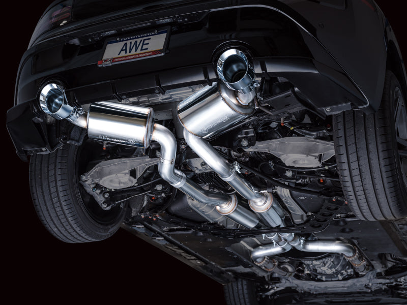 AWE 2023 Nissan Z RZ34 RWD Touring Edition Catback Exhaust System w/ Chrome Silver Tips-thumbmail-9