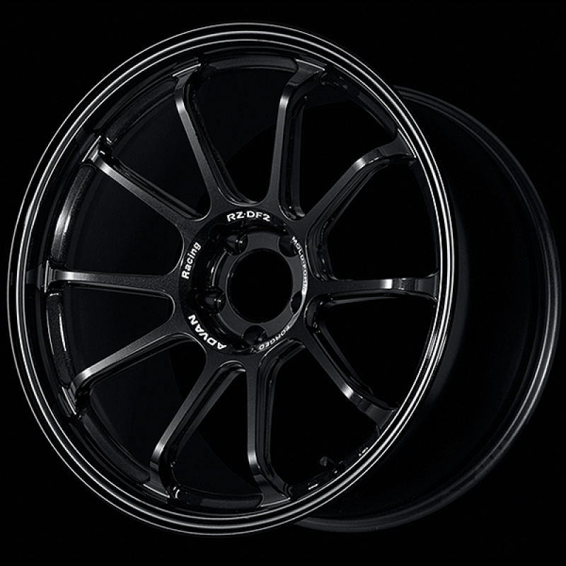 Advan RZ-DF2 20x9.5 / +25 Offset / 5-112 / 66.5mm Bore / Racing Titanium Black-thumbmail-1