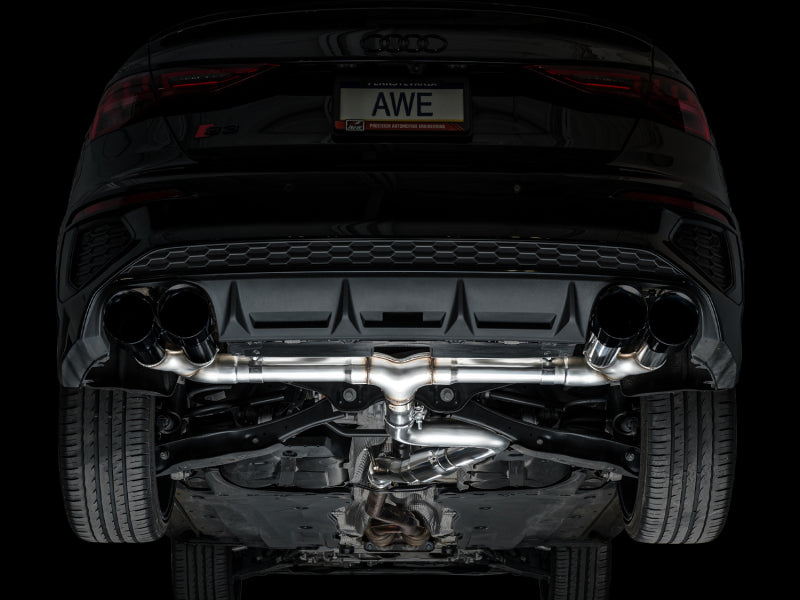 AWE 22-24 Audi 8Y S3 Track Edition Exhaust  - Diamond Black Tips-thumbmail-5