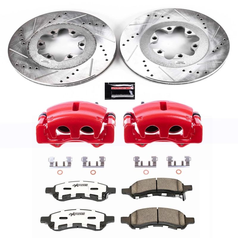 Power Stop 09-12 GMC Canyon Front Z26 Street Kit w/Cals-thumbmail-1