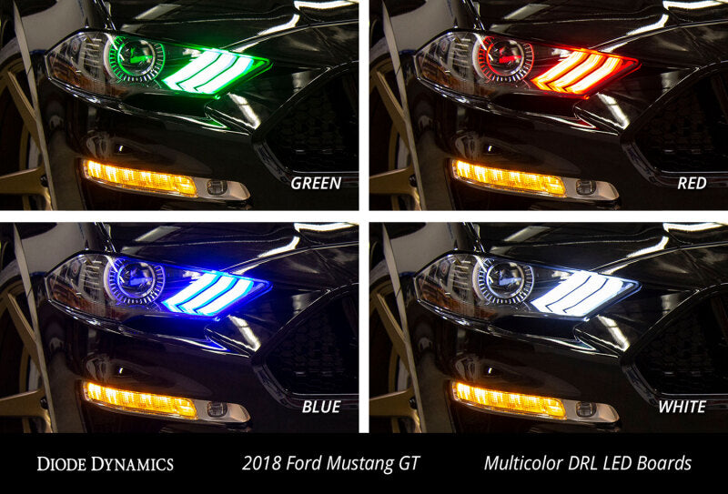 Diode Dynamics 18-23 Ford Mustang RGBW DRL LED Boards-thumbmail-7