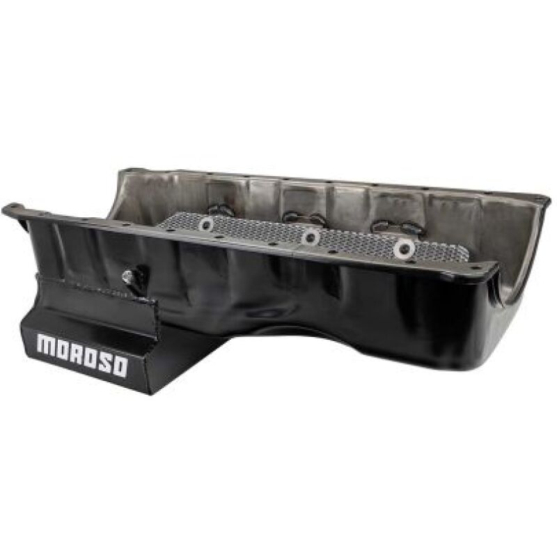 Moroso BBC Gen V/VI / GM ZZ632 Wet Sump 8in Steel Oil Pan-thumbmail-1