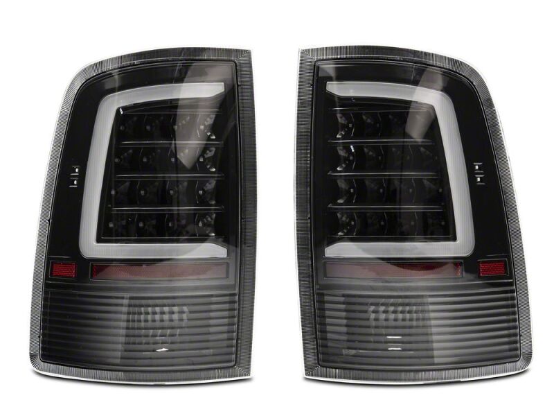 Raxiom 09-18 Dodge RAM 1500 Axial Series LED Tail Lights- Black Housing- Clear Lens-thumbmail-6