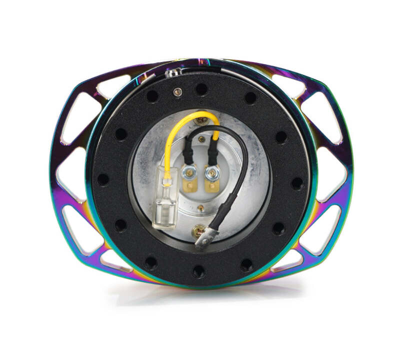 NRG Quick Release Kit Gen 257 - Black Body / Neochrome Cutout Ring-thumbmail-2