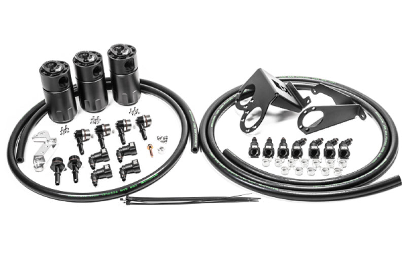 Radium 14-19 Chevrolet Corvette LT1 CCV Fluid Lock Triple Catch Can Kit-thumbmail-1