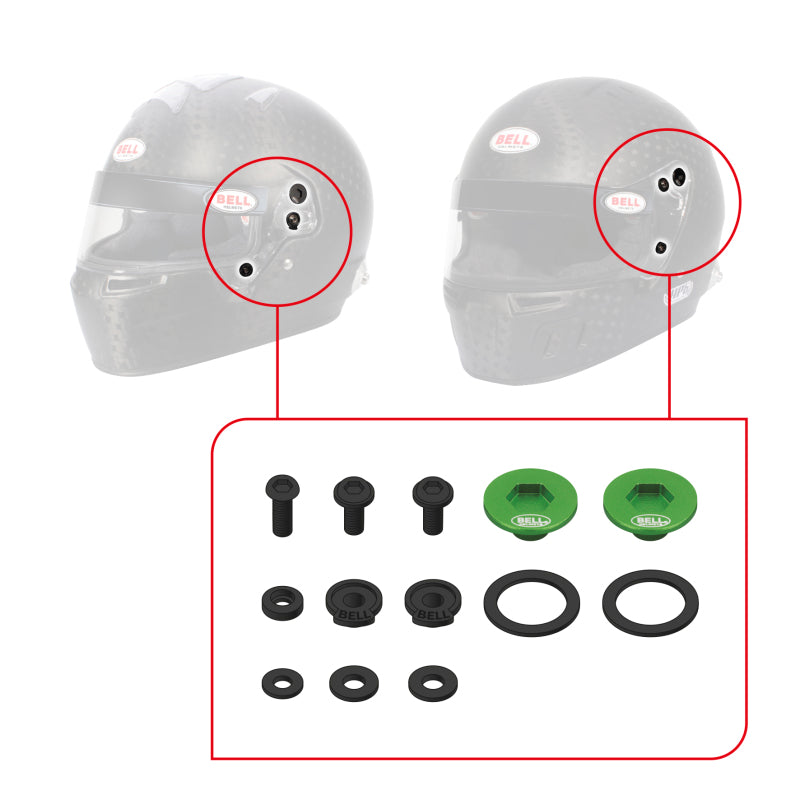 Bell SV (SE07/SE077/SE06) Pivot Kit - Red-thumbmail-10