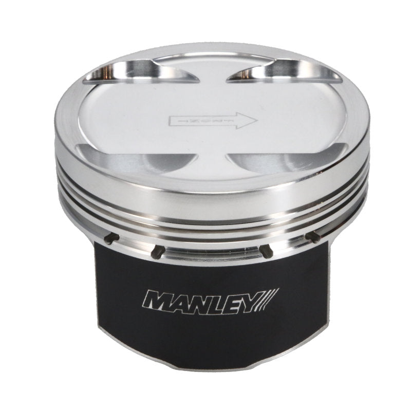 Manley 03-06 Mitsubishi Evo VIII/IX 87mm +2mm -8cc 10/10.5 CR Stroker Dish Pistons w/Rings (ED)-thumbmail-7