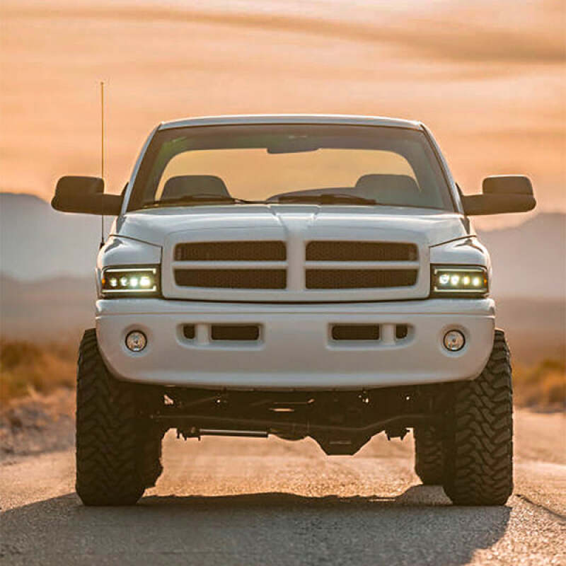 AlphaRex 94-01 Dodge Ram 1500 NOVA LED Headlights Chrome w/ Activ. Light Seq. Signal and SB DRL-thumbmail-7