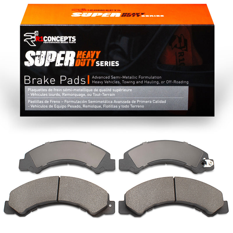R1 12-20 Hino 155 Front/Rear Super Duty Brake Pads-thumbmail-1