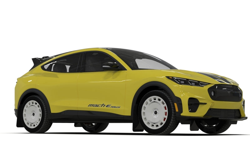 Rally Armor 2021-24 Ford Mach-E Rally Edition Black UR Mud Flap Metallic Black Logo-thumbmail-6