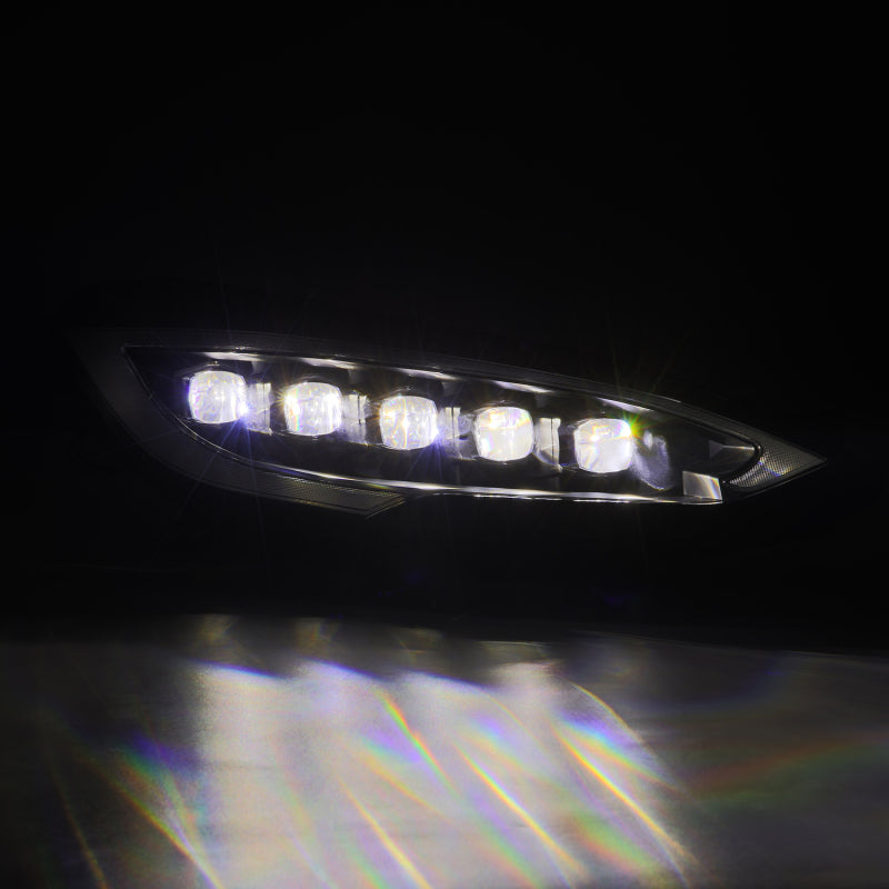 AlphaRex 12-21 Tesla Model S NOVA-Series LED Proj Headlights Blk w/Activtn Light & Seq.Sig / SB DRL-thumbmail-6