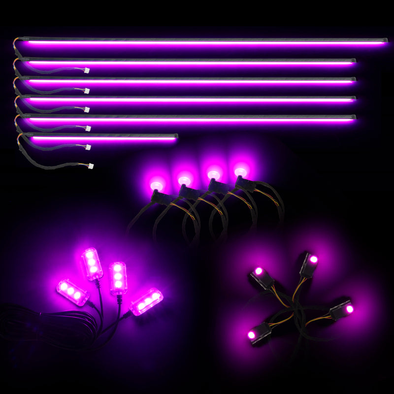 Oracle Lighting Dynamic Colorshift 18 Piece Universal Full LED Interior Dash Board Kit-thumbmail-11