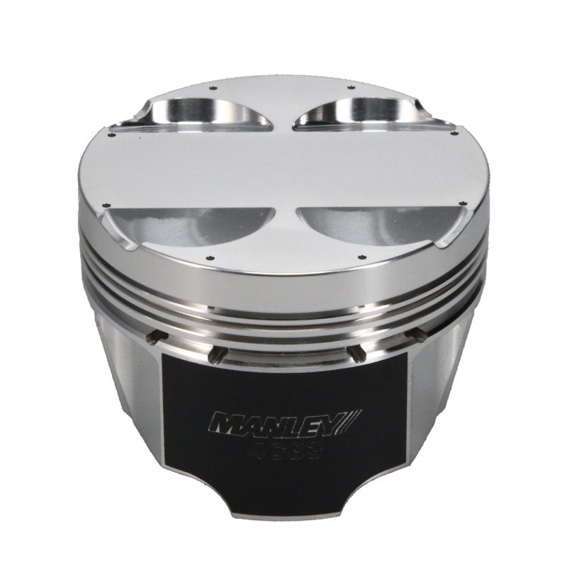Manley Mitsubishi 4G63/4G63T 86mm Bore 10.0/10.5:1 Comp Ratio -2.5cc Flat Top T/T Piston Set-thumbmail-8