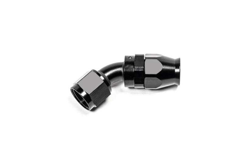 Radium Engineering 10AN Hose End 45 Degree PTFE - BLACK-thumbmail-1