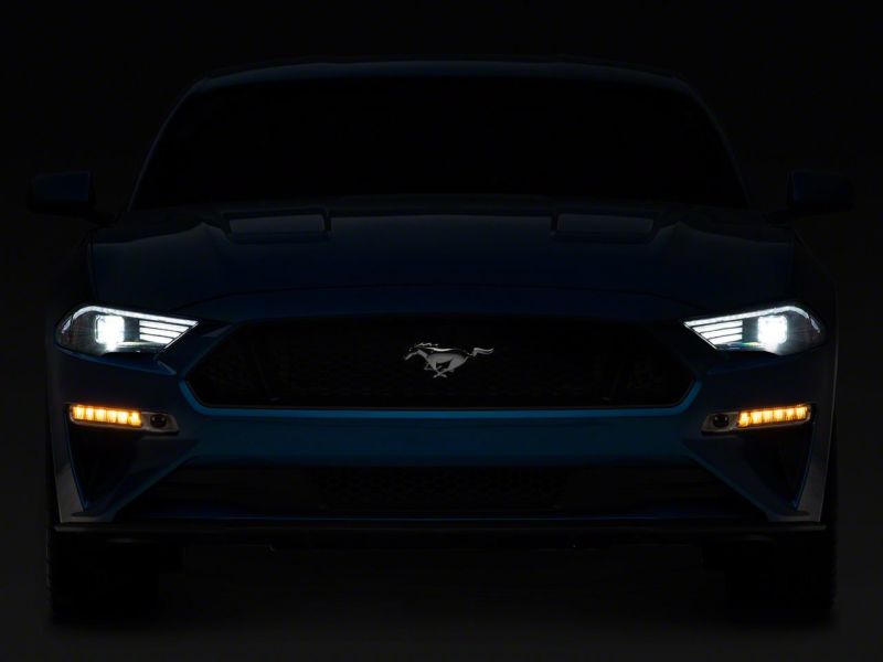 Raxiom 18-23 Ford Mustang GT EcoBoost LED Projector Headlights- Blk Housing (Clear Lens)-thumbmail-7