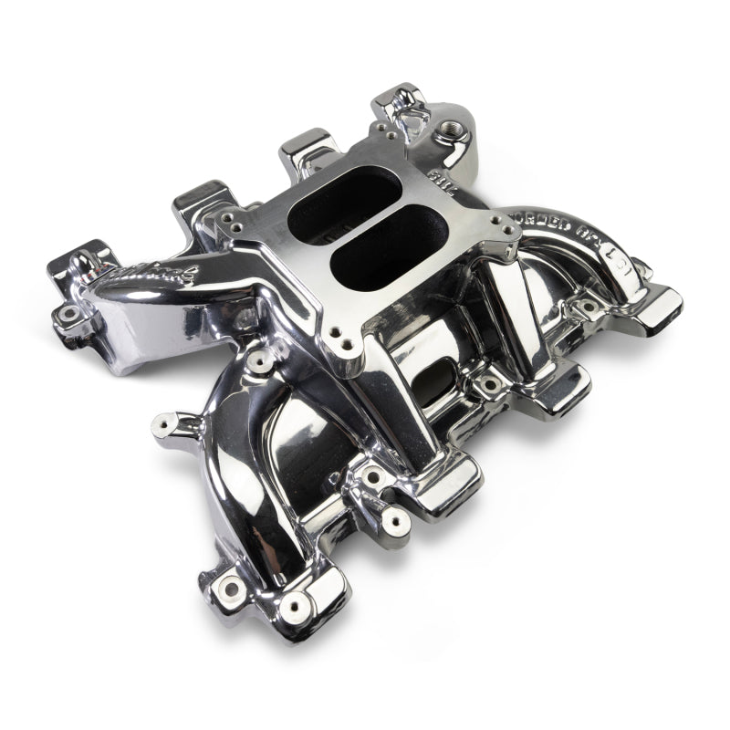 Edelbrock Chevy LS1 Performer RPM Intake Manifold Only - Chrome Plasma Finish-thumbmail-6