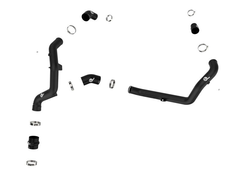 aFe BladeRunner 2 1/4in Intercooler Hot Side Charge Pipe 22-23 Ford Explorer V6-3.0L (tt) - Black-thumbmail-7