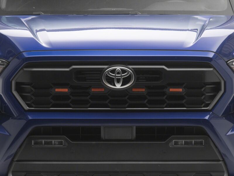 Raxiom 24-26 Toyota Tacoma Pre Runner/ TRD Off-Road/ TRD Sport Amber LED Grille Light- Amber Lens-thumbmail-6