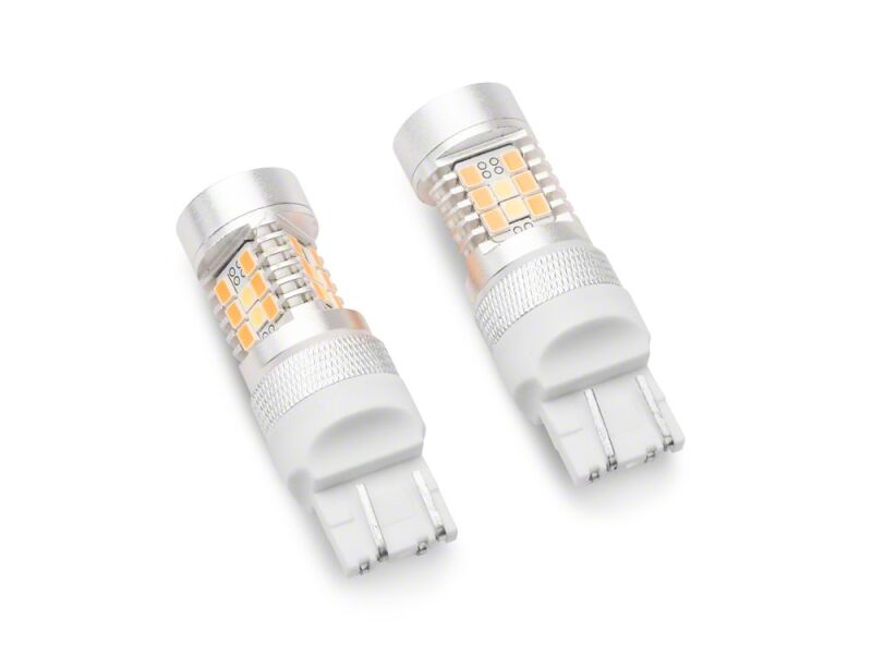 Raxiom 18-26 Jeep Wrangler JL Sport 7443 Axial Series Dual Color LED Front Turn Signal Light Bulbs-thumbmail-2