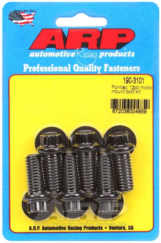 ARP Pontiac 12pt Motor Mount Bolt Kit-thumbmail-1