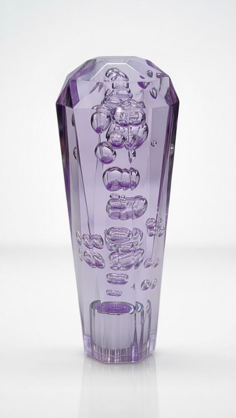 Proper Goods Acrylic Shift Knob - Purple w/ Thread Adapters 12x1.25mm, 10x1.25mm, 8x1.25mm