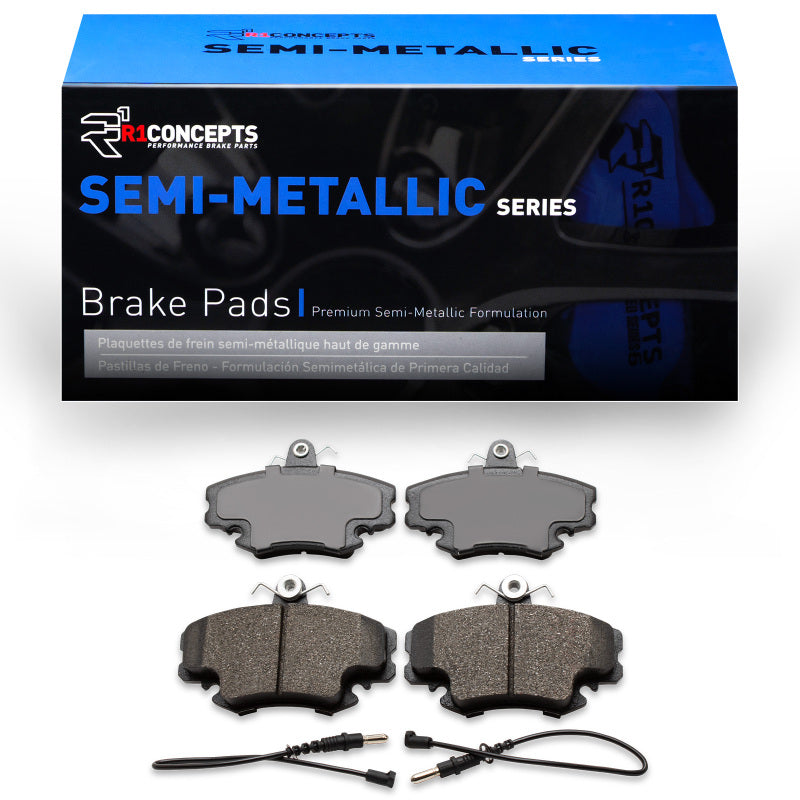 R1 02-11 Renault Clio Front Semi Met Brake Pads-thumbmail-1