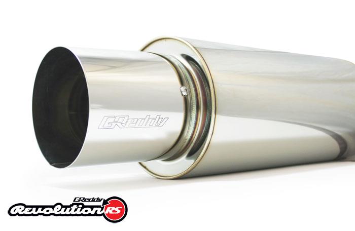 GReddy Universal 2.5in 3-Bolt Tip Revolution RS Mufller-thumbmail-4