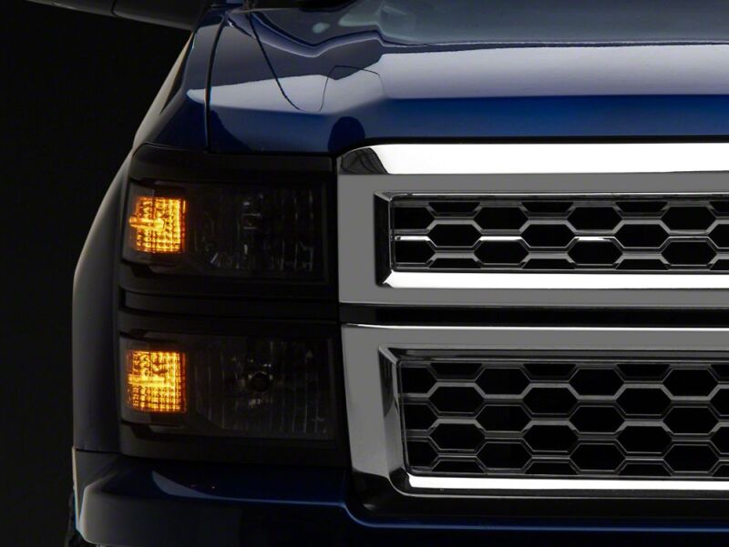 Raxiom 14-15 Chevrolet Silverado 1500 OE Style Headlights/ Black Trim- Black - Clear Lens-thumbmail-8