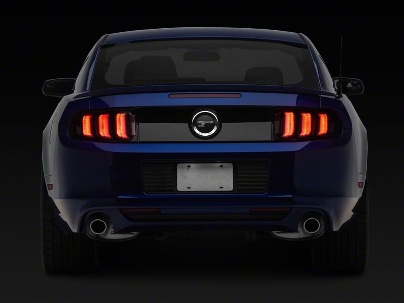 Raxiom 13-14 Ford Mustang CXR Series LED Tail Lights- Black Housing- Smoked Lens-thumbmail-9