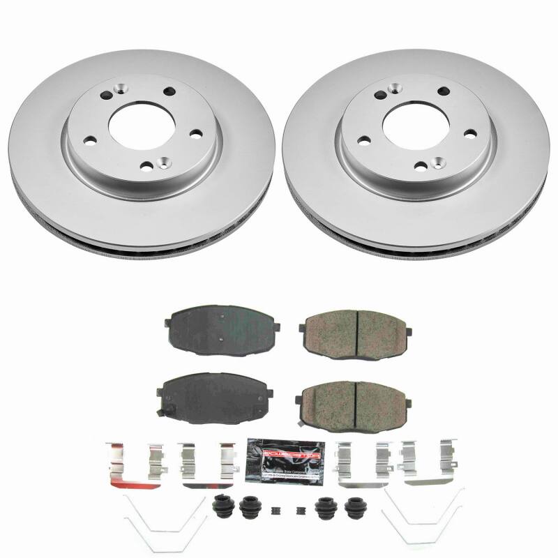 Power Stop 18-23 Hyundai Kona Front Z23 Coated Brake Kit-thumbmail-1