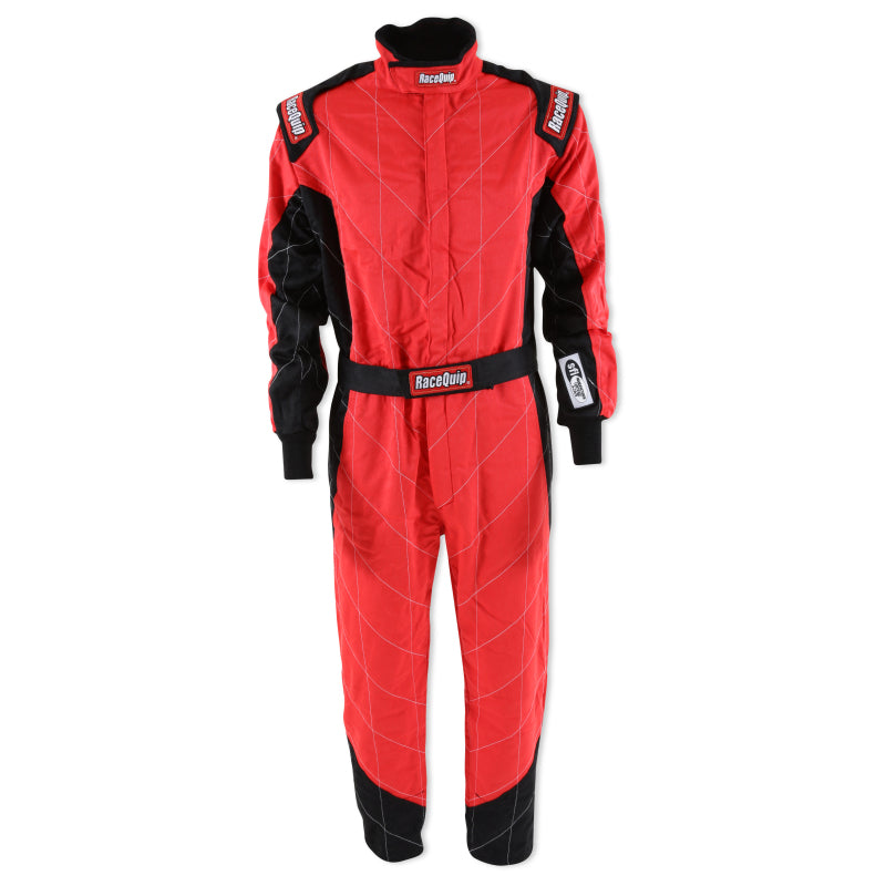RaceQuip Red Chevron-5 Suit SFI-5 - Medium