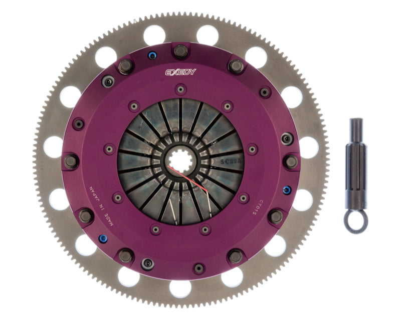 Exedy 96-10 Ford Mustang 4.6L Cerametallic Hyper Twin Clutch 10 Teeth 6 Bolt-thumbmail-1