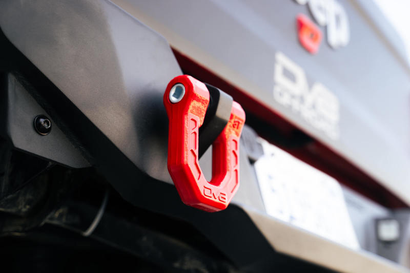 DV8 Offroad Elite Series D-Ring Shackles - Pair (Red)-thumbmail-16