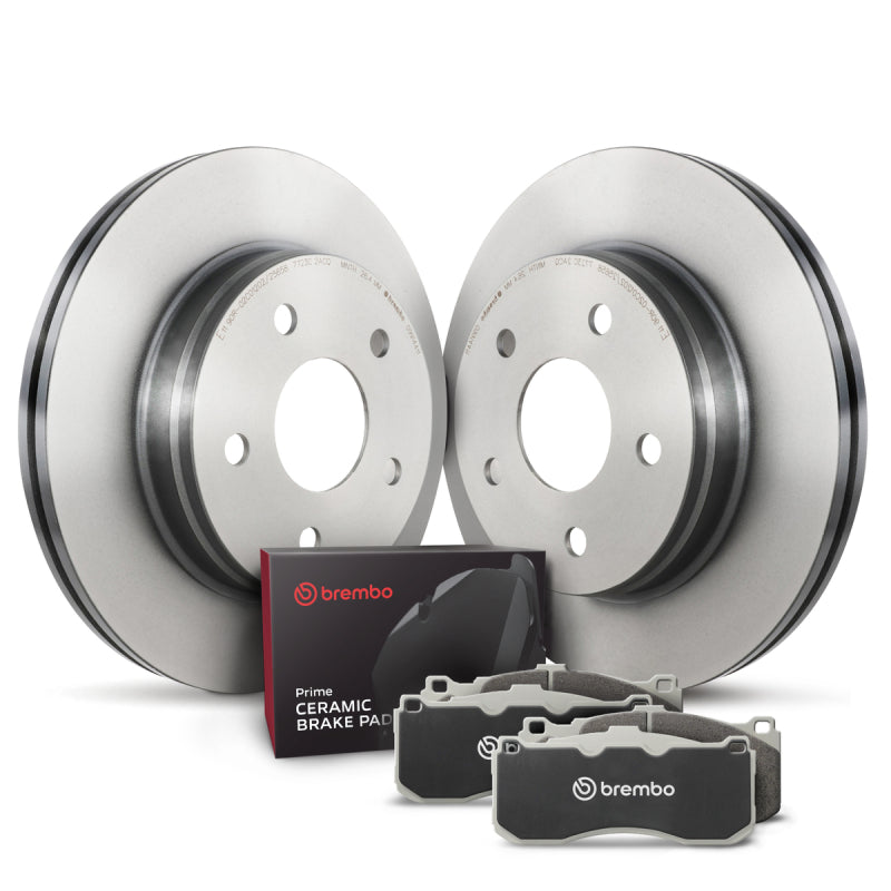 Brembo OE 10-15 Jaguar XF/XFR/13-15 XFR-S/10-19 XJ/14-17 XJR/18-19 XJR575 Front Disc Brake Kit-thumbmail-1